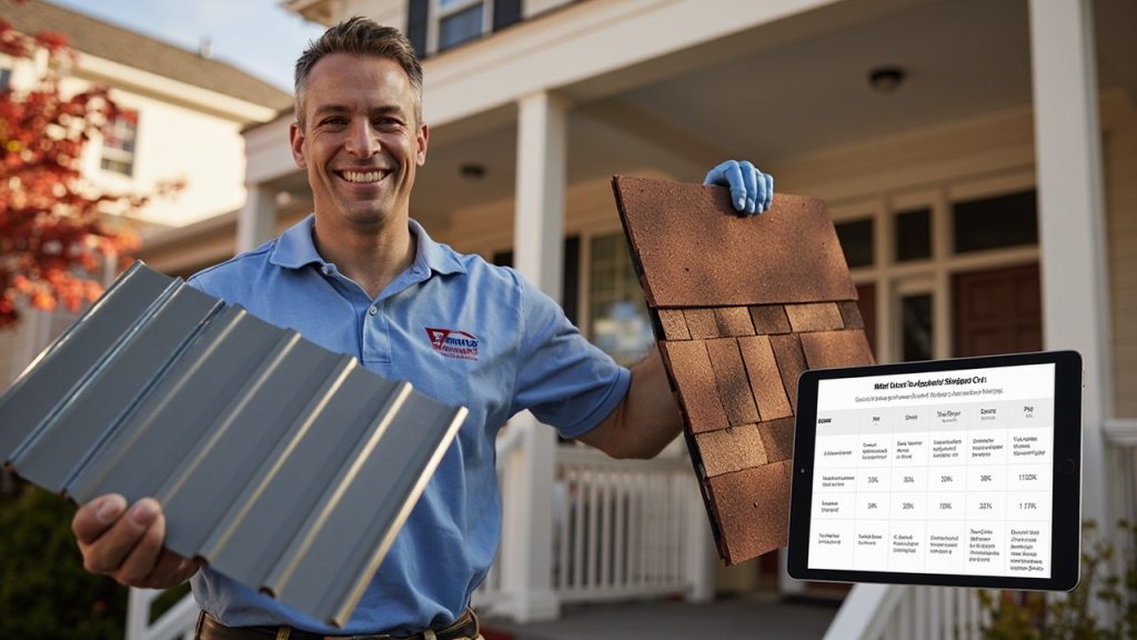 Metal Roof vs Asphalt Shingles Cost in Pittsburgh PA 15210