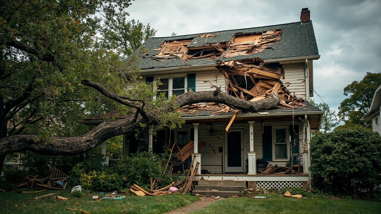 A Fallen Tree on Your Roof Demands Immediate Action in Pittsburgh