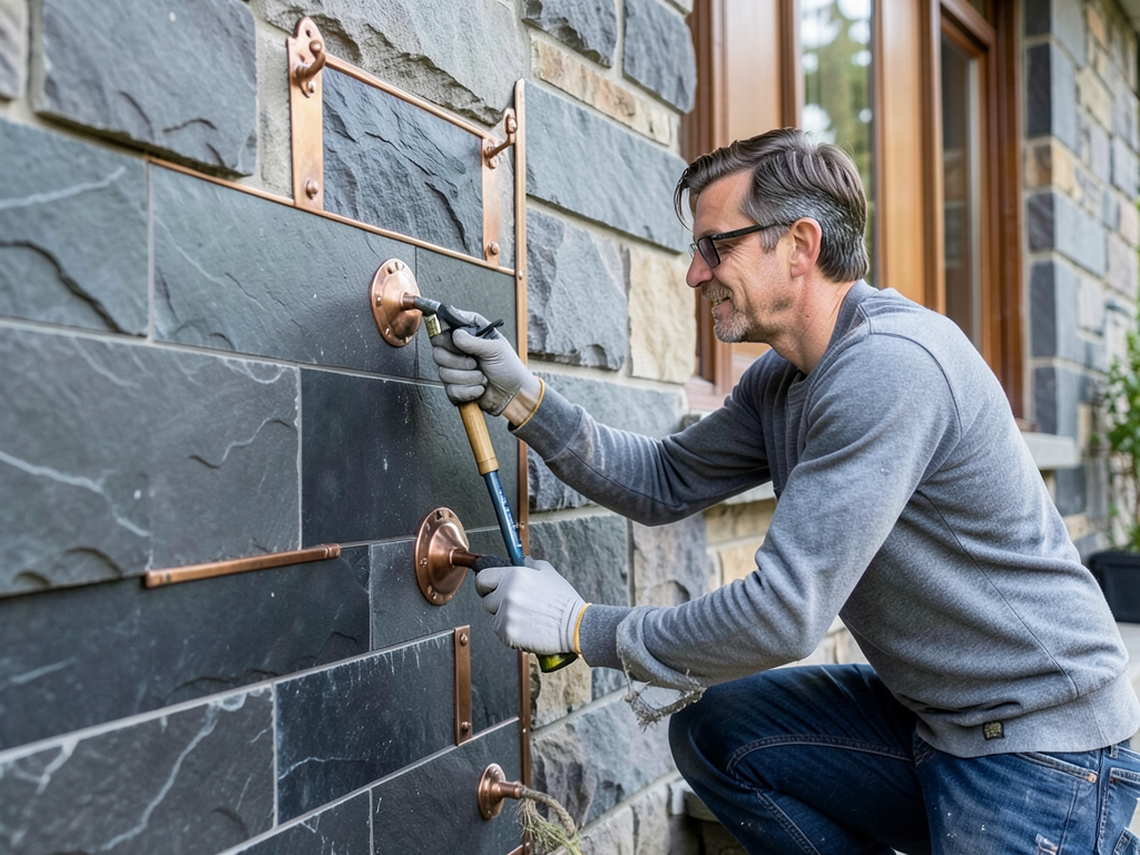 Restoring the original slate look on a historic ca