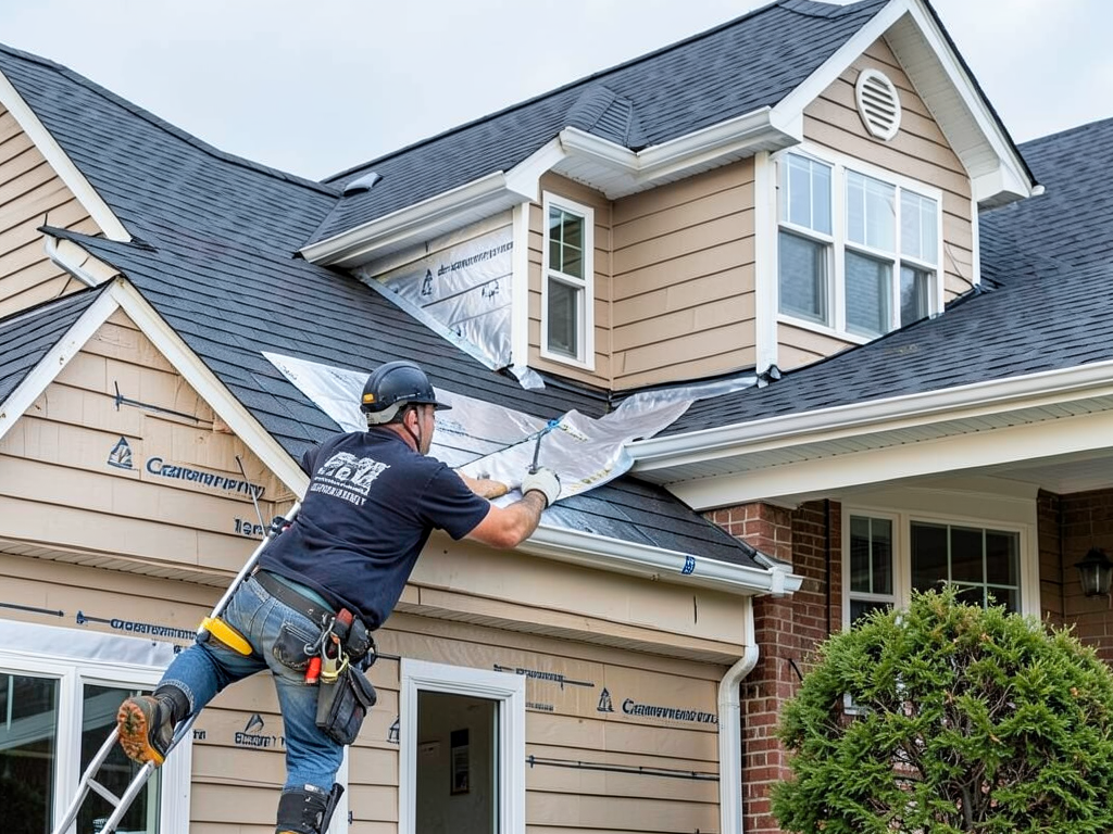 Seamless gutter and roof replacement packages in c