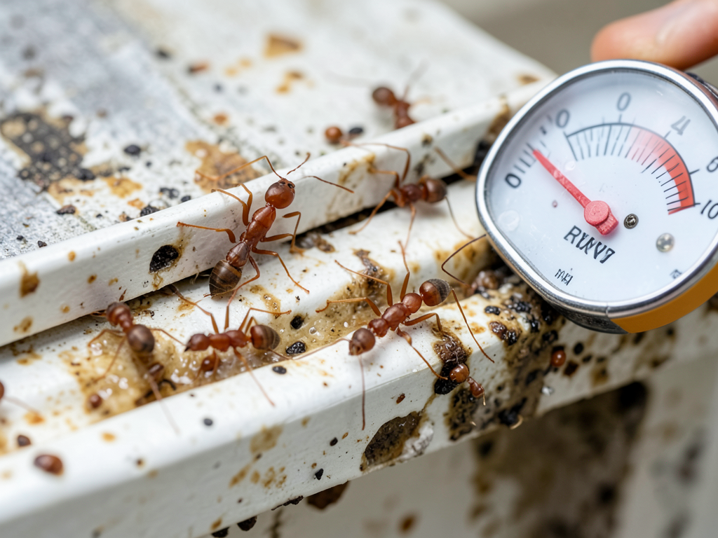 Why carpenter ants and termites love the damp roof